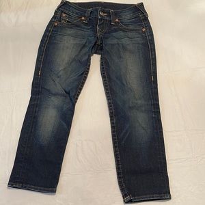 True Religion Kate Jeans Cropped size 26